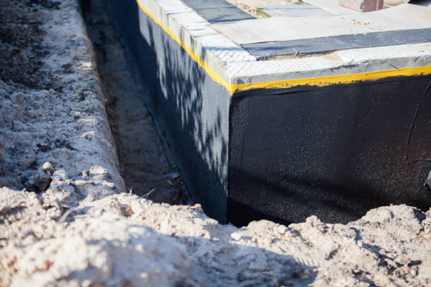 Residential Foundation Crack Repair installation at a Garwood, NJ home by SJ Waterproofing Pros
