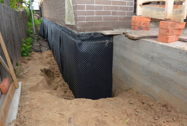 SJ Waterproofing Pros technician performing targeted Foundation Crack Repair assessment in Garwood, NJ